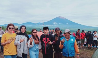 Kunjungi Perkemahan Tirai Embun Kayu Aro, Al Haris Kagumi Keindahan Alam Kerinci