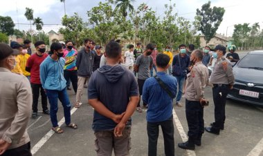 Resahkan Warga, Aksi Balap Liar di Kantor Bupati Muarojambi Dibubarkan Polisi