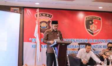 Sudirman : Pembinaan Kemampuan Penyidik Polri dan PPNS Kunci Penting Penegakan Perda
