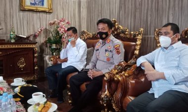 Jelang Debat! Temui Paslon dan Masyarakat, Kapolres Bungo Ajak Pilkada Damai dan Patuhi Prokes