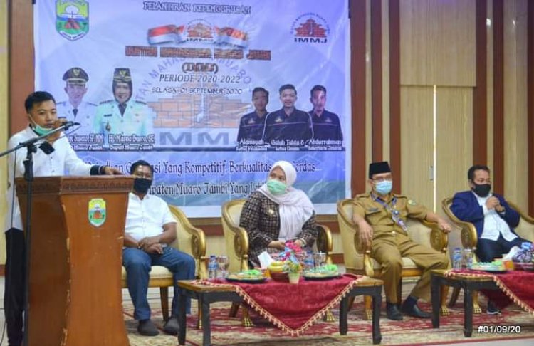 Bupati Muarojambi Hadiri Pelantikan Pengurus IMMJ Periode 2020-2022