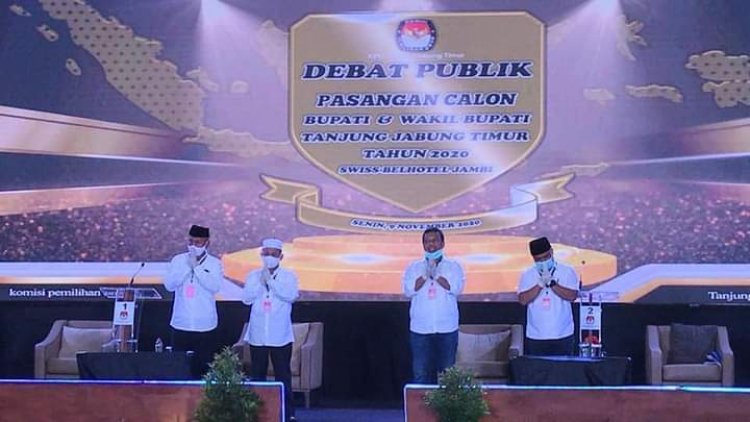 KPU Tanjab Timur Gelar Debat Calon Bupati dan Wakil Bupati