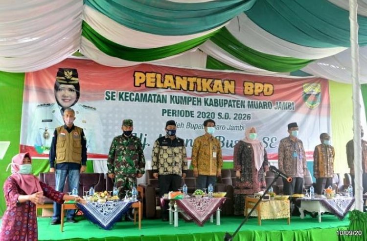 Bupati Masnah Lantik 72 anggota BPD Terpilih Kecamatan Kumpeh