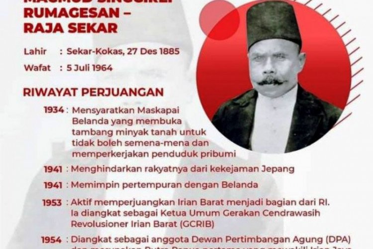 Machmud Singgirei Rumagesan, Pahlawan Nasional Pertama dari Papua Barat