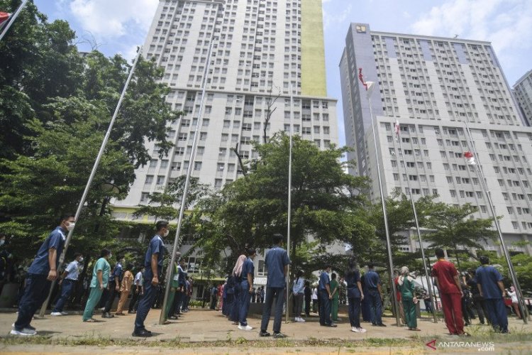 Pasien Positif COVID-19 di Tower 6-7 Wisma Atlet Bertambah 106 Orang