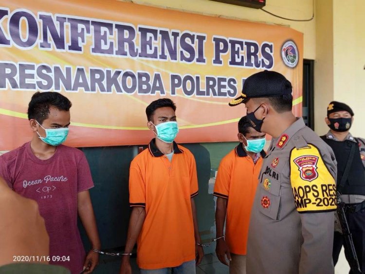 Begini Aksi Polisi Ringkus Kurir Sabu Aceh dan Warga Bungo