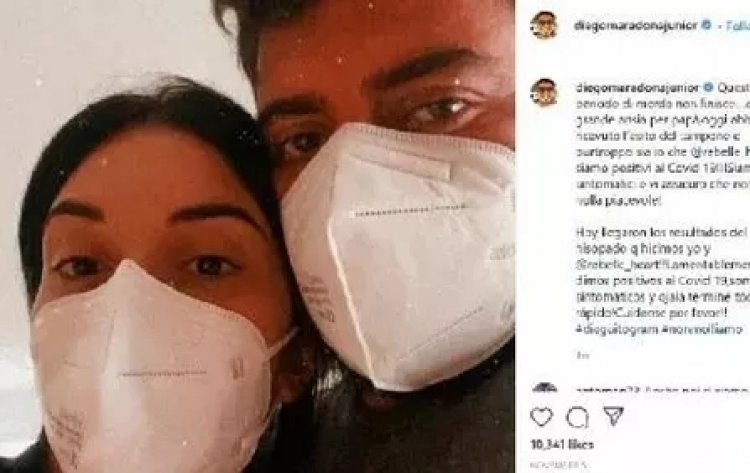 Nasib Buruk Menimpa Maradona, Putranya Positif Covid-19