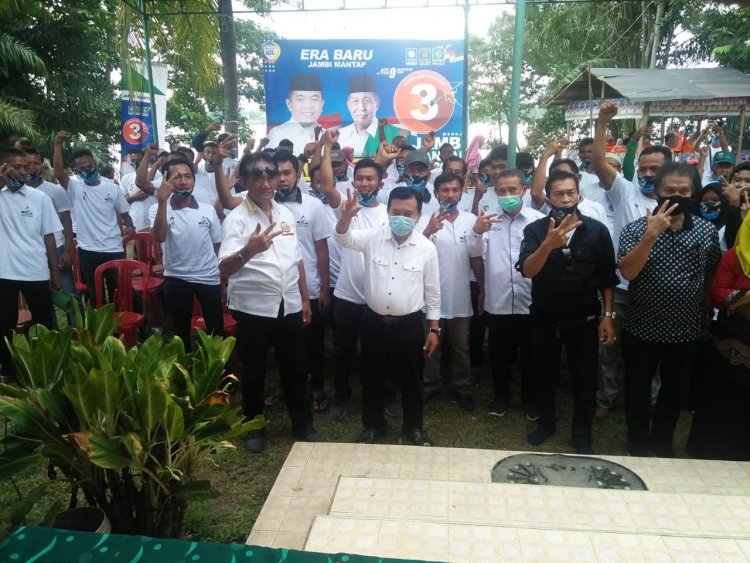 Diklaim Dukung Kandidat Lain, Warga Jaluko Tergabung Pro 3 Tegaskan Dukung Haris-Sani