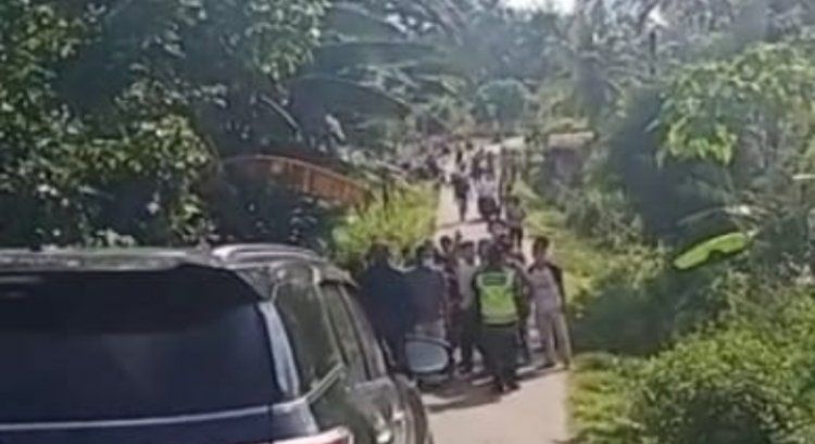Cabup Mashuri Dihadang Sekelompok Orang Sambil Bawa Kayu di Tanah Tumbuh Bungo
