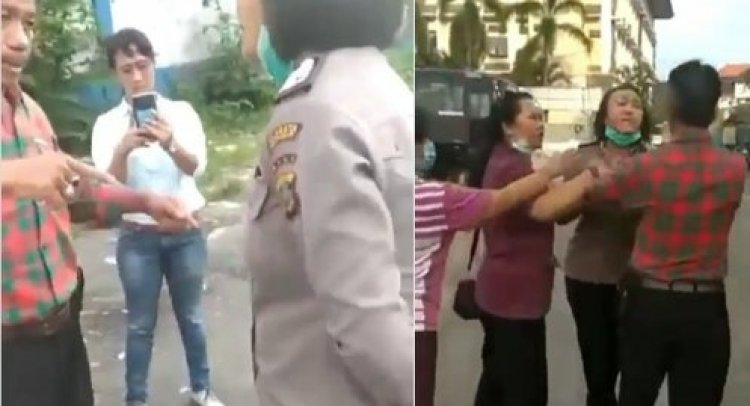 Viral Polwan Ribut dengan Pria Mengaku Polisi di Jalan, Netizen: Kok Pada Ngegas?