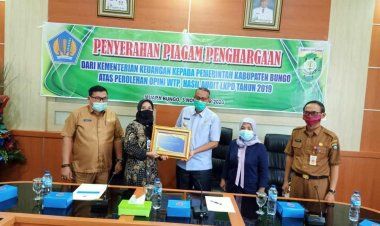 Dua Kali Raih Opini WTP, Kabupaten Bungo Terima Penghargaan dari Kemenkeu RI