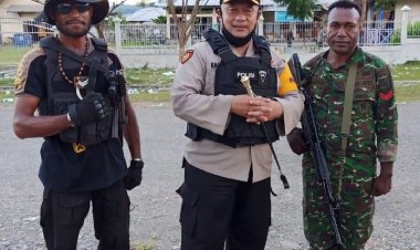 Pleno KPU Yalimo Ricuh, Satu Personel Polri Terpanah