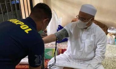 Penampilan Habib Rizieq Botak di Penjara Polda Metro Jaya, Begini Kata FPI