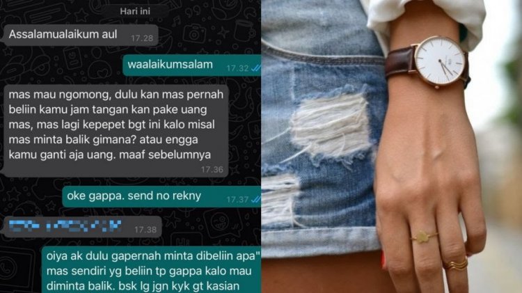 Viral! Cewek Ini Curhat Saat Sang Mantan Tagih Barang Pemberian, Netizen: Cowok Tak Tahu Malu