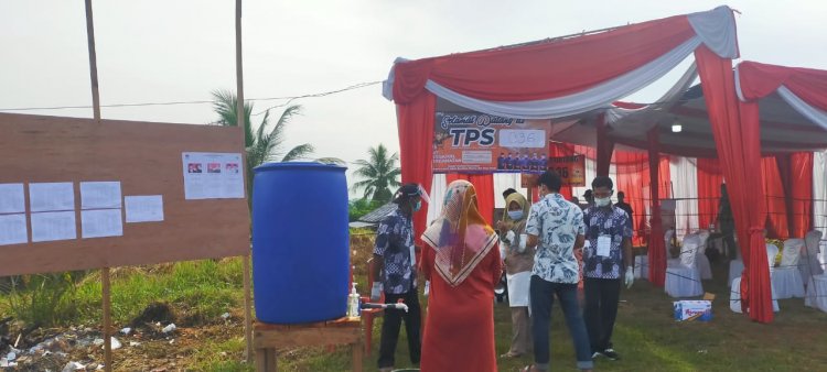 Bukan di TPS Rumah Dinas, Al Haris Mencoblos di Sini