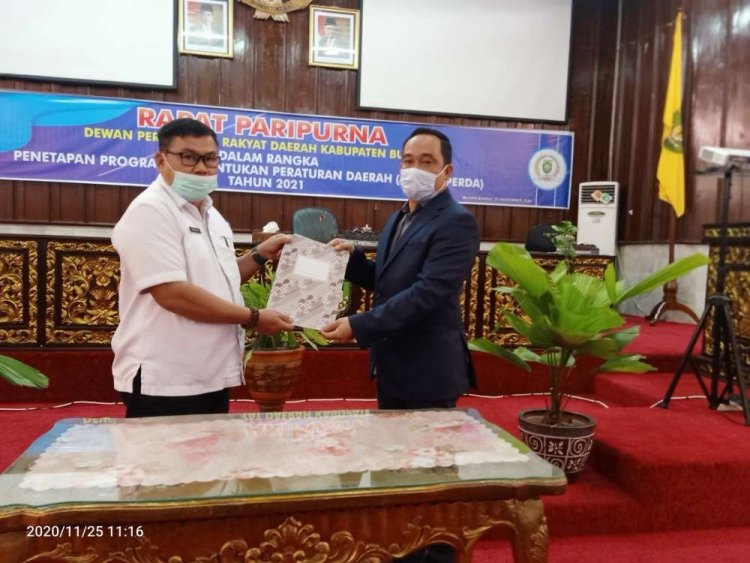 Pemkab Bungo dan DPRD Setujui 26 Ranperda Tahun 2021