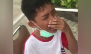 Usai Jalani Swab Test Bocah Ini Menangis, Netizen: Ketawa Menuju Nangis