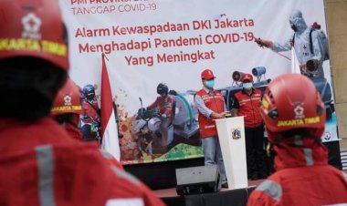 Alarm Kewaspadaan Digaungkan, Anies: Upaya Pencegahan Covid-19 Tergantung Peran Masyarakat