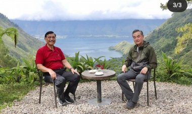 Ajak Menlu China Wang Yi Nikmati Pesona Danau Toba, Ini Harapan Luhut