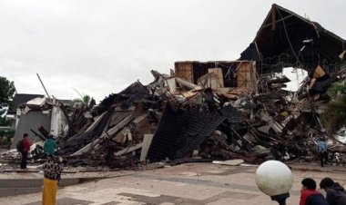 Gempa Majene dan Mamuju, Kantor Gubernur Sulbar Hancur dan Bikin Porak-poranda