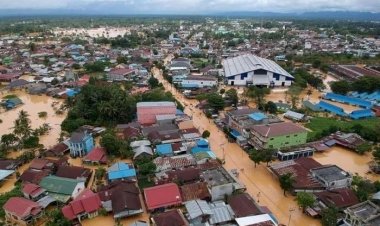 Ngeri! Penampakan dari Udara Banjir di Kalimantan Selatan