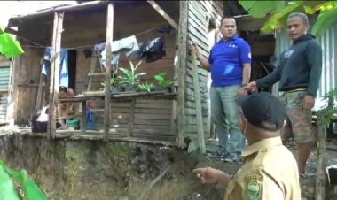 Sedih!! Curhatan Korban Abrasi di Senaung : Dapat Tidur Nyenyak Be Jadilah