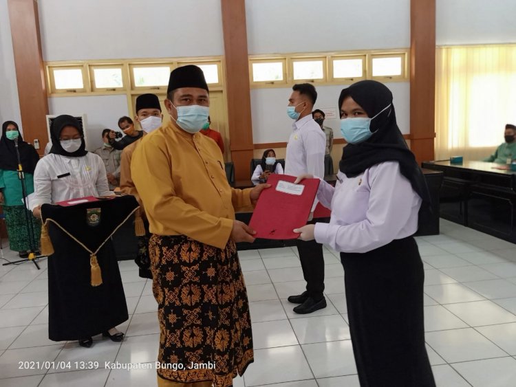 Horee! 219 CPNS Bungo Terima SK, Mashuri: Wajib Ikut Wujudkan Program Bungo Master