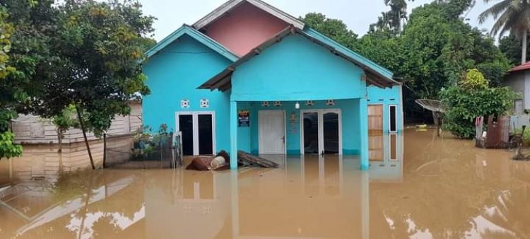 Banjir Rendam Puluhan Rumah di Dua Kecamatan di Bungo-Jambi
