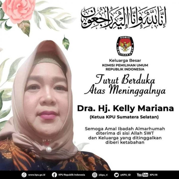 Terpapar Covid-19, Ketua KPU Sumsel Kelly Mariana Meninggal Dunia