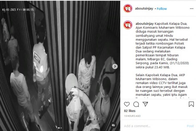 Viral Polisi di Tangerang Masuk Tempat Sembahyang Pakai Sepatu, Pemilik: Jujur Saya Sedih!