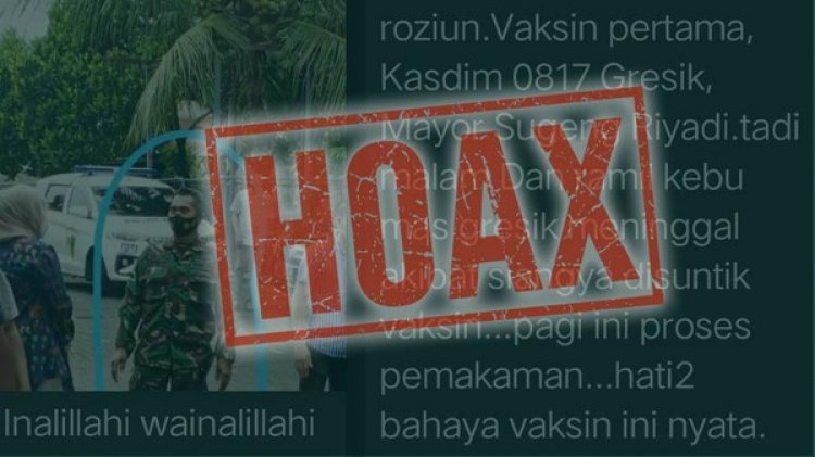 Viral Kasdim 0817 Gresik Wafat Usai Vaksin COVID-19, Begini Faktanya