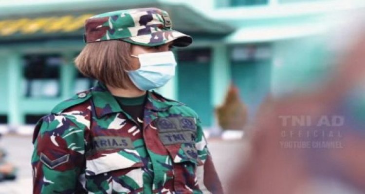 Gara-gara Berambut Pirang, Anggota Kowad Cantik Ini Mengaku Sering Ditegur Atasan