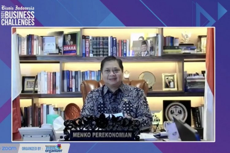 Menko Airlangga Klaim Ekonomi Indonesia Semakin Pulih