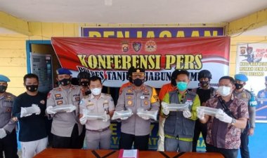 Polres Tanjab Timur Gagalkan Penyelundupan Benih Lobster Senilai Rp 6 Miliar