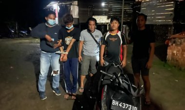 Curi Motor di Kebun, Pencuri dan Penadah Ini Ditangkap Polisi