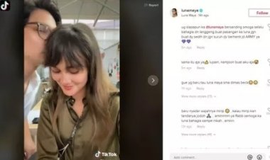 Aksi Pamer Luna Maya Ciuman dengan Dimas Beck, Siapa Sih Pacarnya?