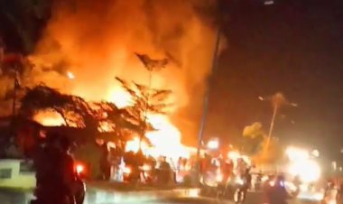 Lima Kios Dagang di Rimbobujang Tebo Ludes Terbakar