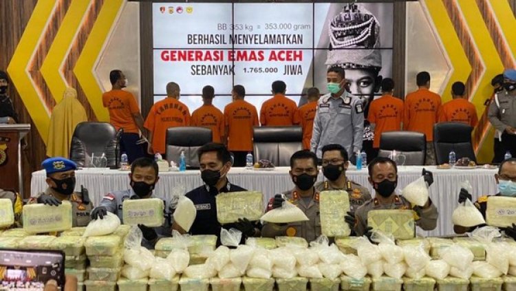 Napi Lapas Lhokseumawe Ini Kendalikan Jaringan Internasional Sabu 353 Kg dari Malaysia