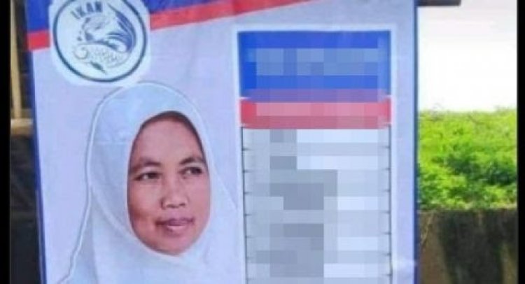 Viral! Dikirain Mau Nyaleg, Pedagang Ikan Bikin Baliho untuk Ini....