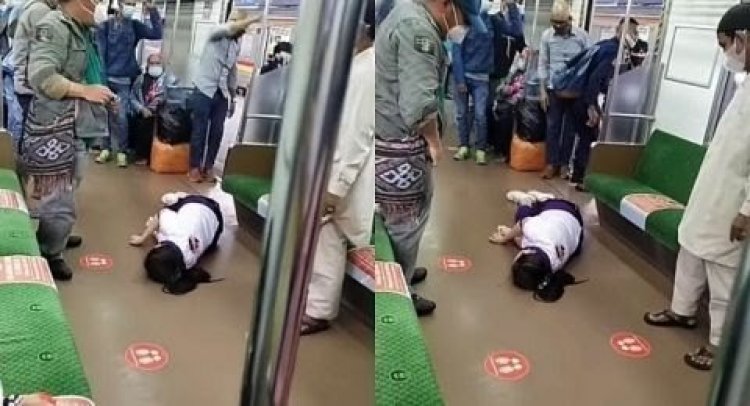 Viral Cewek Kejang-kejang di KRL, Netizen: Itu Epilepsi bukan Covid, Kenapa Cuma Dilihatin?