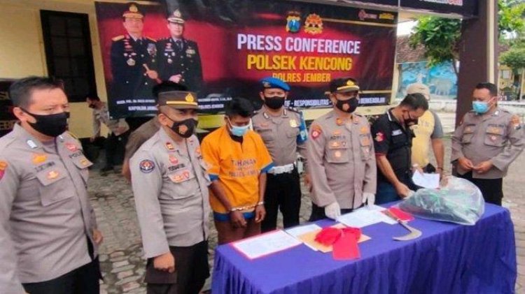 Sabet Kepala Tetangga dengan Celurit, Pria Ini Geram Korban Selingkuh dengan Istrinya