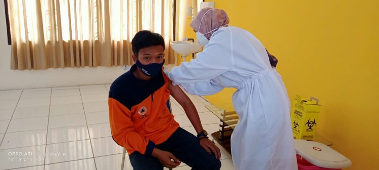 Giliran Pegawai BPBD Muarojambi Divaksin
