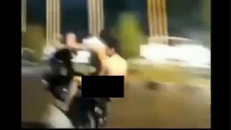 VIRAL! Dua ABG Boncengan Motor Hanya Pakai Celana Dalam, Polisi: Sudah Diidentifikasi