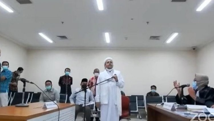 Hakim Batalkan Sidang Online, Begini Nasib Sidang Habib Rizieq