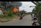 Kebakaran Hebat Terjadi di Tungkal Ilir, 3 Rumah dan 2 Sepeda Motor Terbakar