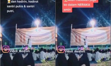 Viral! Santri Ini Ceramah dan Doakan Para Ustadz Masuk Neraka, Ternyata....