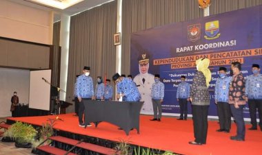 Pj Gubernur Jambi Buka Rakor Dukcapil 2021