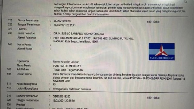 Daftarkan Merek PD Atas Nama Pribadi, Kubu Moeldoko: SBY Itu Mungkin Sakit, dan Suka Memutarbalikkan Sejarah