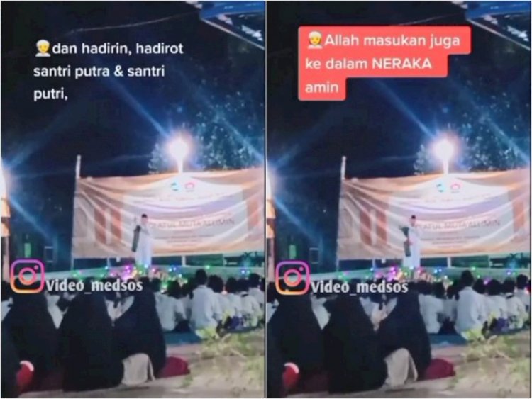 Viral! Santri Ini Ceramah dan Doakan Para Ustadz Masuk Neraka, Ternyata....