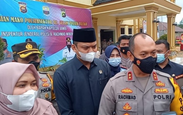 Ketua DPRD Muarojambi Hadiri Peresmian Mapolsek Sungaigelam